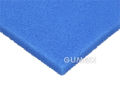 Wasserfilter PPI 30, Dicke 20mm, 2000x1000mm, Dichte 25kg/m3, PU, ​​blau, 
